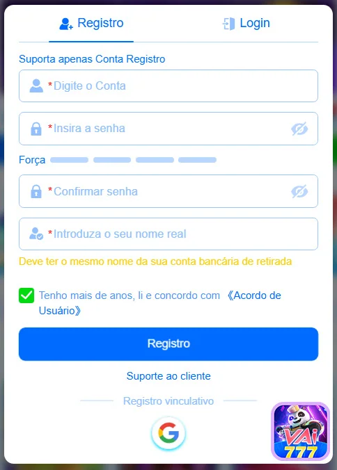 Usuário acessando plataforma segura da vai777.com